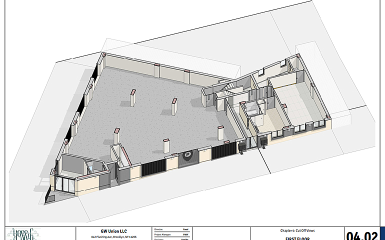 BIM model of multi-storey building