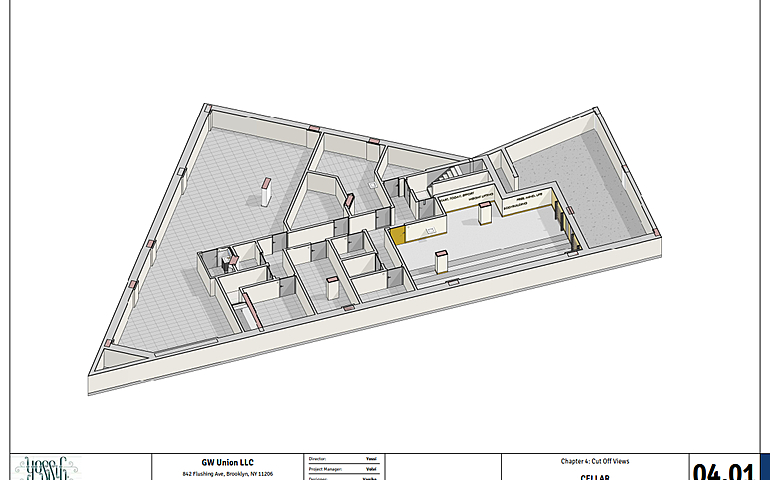 BIM model of multi-storey building