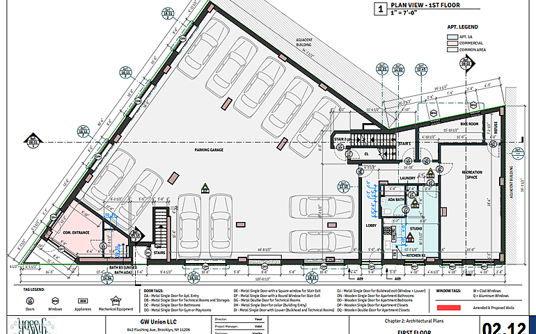 BIM model of multi-storey building