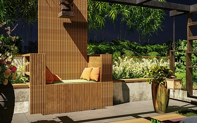 Zen Garden & pool