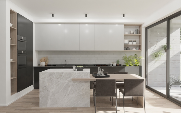 Contemporary residential house