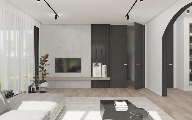 Contemporary residential house