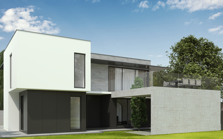 Contemporary residential house
